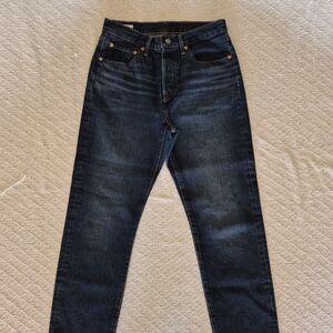 Levi's Women's Dark Blue Straight Leg Jeans